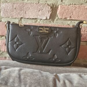Louis Vuitton Black Monogram Wristlet
